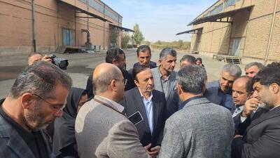  بازدید استاندار قزوین از کارخانه قند 