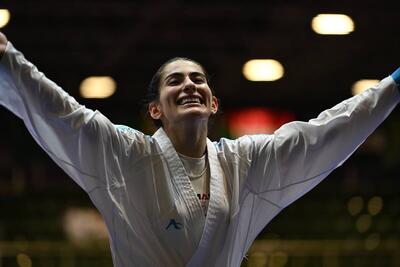  آتوسا گلشادنژاد سومین طلایی تیم ملی کاراته