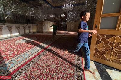  شور و حال رسیدن به معشوق در هوای پاییزی حرم + عکس