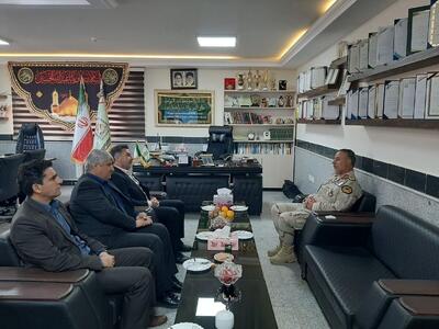  دیدار مدیرکل ورزش و جوانان با فرمانده مرزبانی استان ایلام