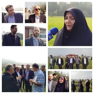 بازدید رئیس مرکز سرمایه‌گذاری و امور اقتصادی وزارت میراث‌فرهنگی از پروژه اکوپارک هیرا در سیاهکل