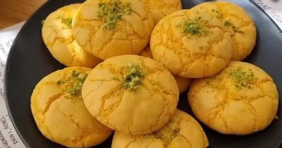  طرز تهیه شیرینی زعفرانی ترد و خوشمزه با کمترین مواد فقط در ۱۵ دقیقه !