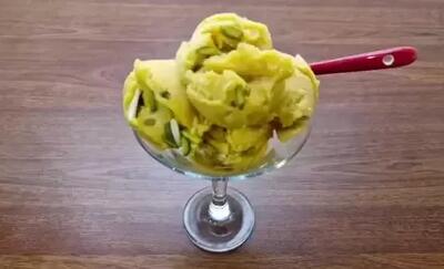  بستنی خرمالو رو به سبک ایتالیایی درست کن !