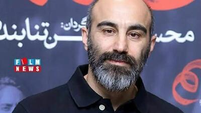  محسن تنابنده مُدل نقاشی‌های پسرش شد؛ هنرمندی در خون این خانواده است!