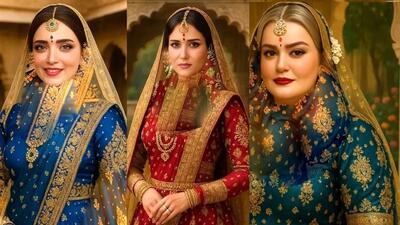  شگفت‌انگیزترین لباس‌های هندی هنرمندان ایرانی؛ از تیپ خاص بهنوش طباطبایی تا استایل جذاب نعیمه نظام‌دوست