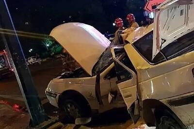  تصادف مرگبار در رودبار جنوب؛ ۳ سرنشین پژو پارس جان باختند