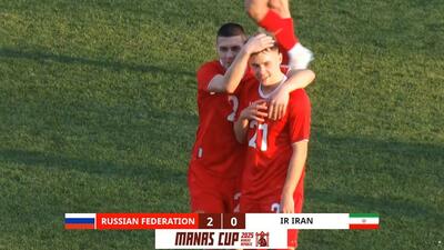  خلاصه بازی امید روسیه 2-0 امید ایران