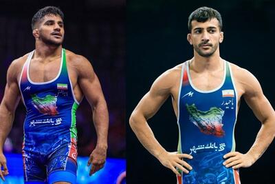  ۲ دارنده مدال جهانی در لیگ کشتی فرنگی روی تشک می‌روند