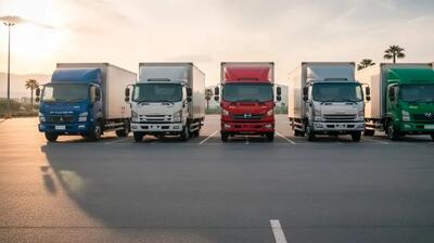  کامیونت ۶ تن | راهنمای تخصصی انتخاب، مقایسه فنی و کاربری حرفه‌ای