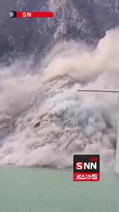  فرو ریختن پل ۷۵۸ متری تازه‌ افتتاح‌ شده در چین + فیلم