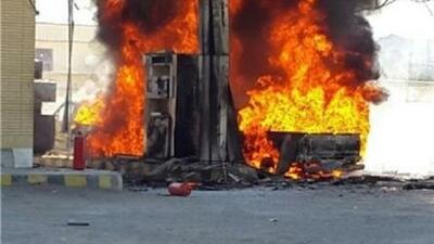  وقوع انفجار در پمپ‌بنزین جهرم