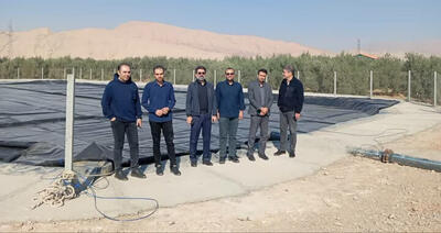  کاهش ۹۰ درصدی با اجرای طرح پوشش حبابدار کاهنده تبخیر در استخرهای کشاورزی گرمسار