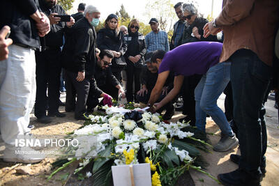  همایون ارشادی به خانه ابدی بدرقه شد + عکس