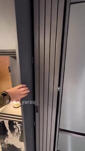  درب‌های ریلی شیشه‌ای پروفیلی