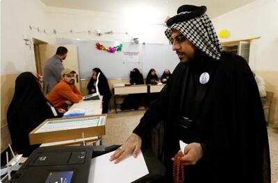  میزان مشارکت در انتخابات پارلمانی در عراق ۵۵ درصد است