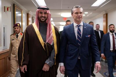  دیدار وزرای دفاع سعودی و آمریکا در آستانه سفر بن سلمان به واشنگتن