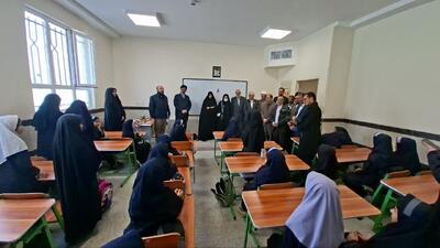  پنج کلاس جدید در مدرسه خیّری شهدای جنت‌آباد قم به بهره‌برداری رسید