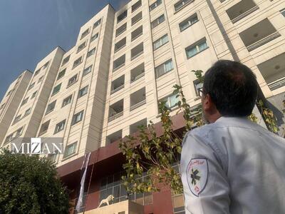  حریق در برج آفرینش طرشت ۶ مصدوم بر جای گذاشت
