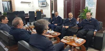  مدیرعامل شرکت فولاد خوزستان با سرپرست سازمان صمت خوزستان دیدار کرد