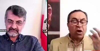  دعوای تحلیلگر اپوزیسیون با مهدی نصیری وطن‌فروش + فیلم