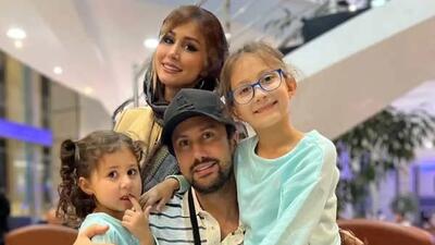  تولد لاکچری زن شاهرخ استخری در کنار دخترانش + عکس