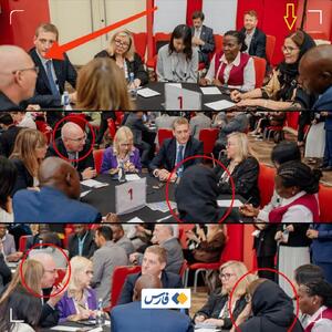  عکس دیدار مشکوک نماینده ایران با یک مقام اسرائیلی