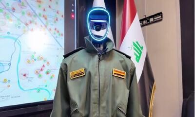  «کاپیتان حسن» یک افسر ربات که رهبری سیستم امنیتی انتخابات عراق را بر عهده داشت