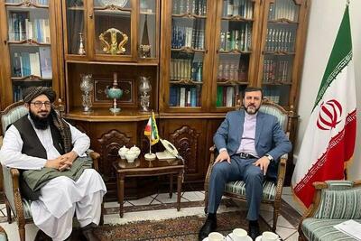  سرپرست سفارت افغانستان در تهران به دیدار غریب‌آبادی رفت