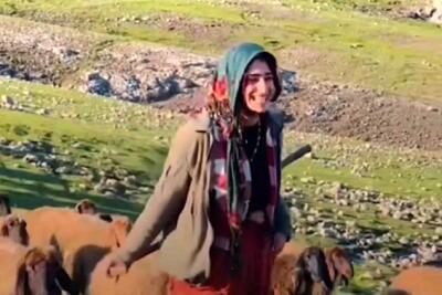  آواز محلی؛ ماموستا حسن زیرک برای دختر گوسفندچران آهنگ محشری خوند