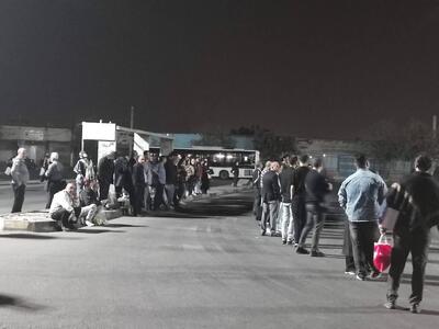  پایانه متروی فردیس قفل شد/ حمل‌ونقل عمومی در سراشیبی بحران+فیلم