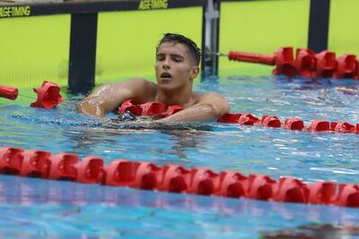  قاسمی در شنای ۴۰۰ متر آزاد فینالیست شد
