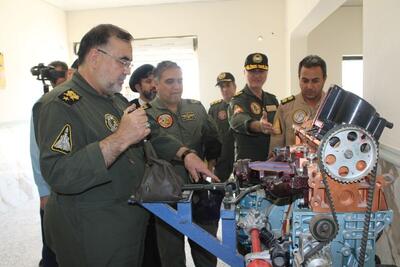  فرمانده نیروی هوایی ارتش از پایگاه شکاری بوشهر بازدید کرد