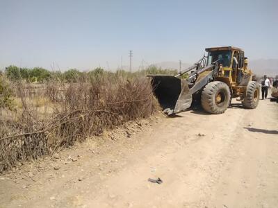  جلوگیری از تغییر کاربری ۴۲ هکتار از اراضی کشاورزی نظرآباد/ ۲۰ مورد قطعه بندی غیرمجاز تخریب شد
