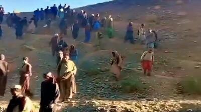  تصاویر وحشتناک از هجوم افغان‌ها سمت ایران