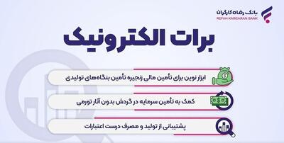  نخستین برات های الکترونیک بانک رفاه کارگران صادر شدند