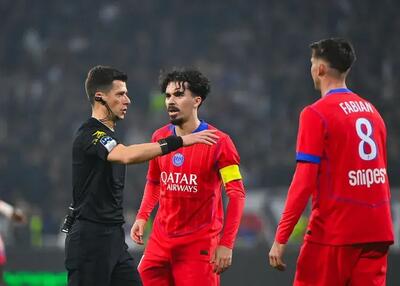  تایید شد: پیروزی پی‌اس‌جی به لطف داور