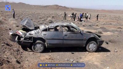  8 نفر در سانحه رانندگی در محور قلعه‌ گنج - رمشک جان خود را از دست دادند