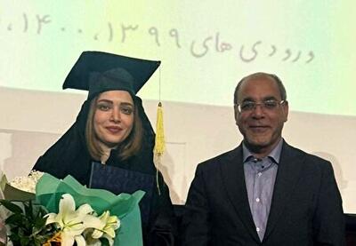  اعتراض وزیر علوم به استایل جنجالی بهنوش طباطبایی در دانشگاه آزاد | مدرک دکتری با بادیگارد و خدمه