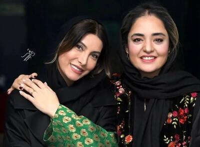  فیلم | نرگس محمدی و فریبا نادری : ما قهر نیستیم خیلی هم ... | بغل و ماچ شدید بچلونی برای بازار گرمی ...