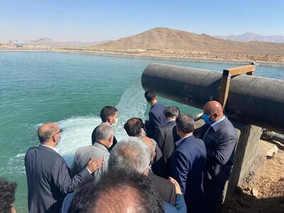  اتمام لوله‌گذاری انتقال آب خیلج‌فارس به شمال کرمان