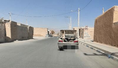  حمل کودک در صندوق عقب خودرو!