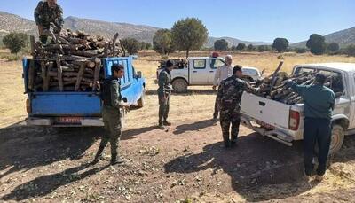  سردسته باند بزرگ قاچاق چوب در بوکان دستگیر شد