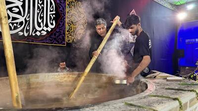  برگزاری آیین سمنوپزان فاطمی در ساوه