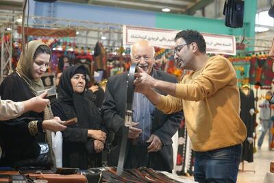  استقبال گسترده مردم کرمانشاه از نمایشگاه سراسری صنایع‌دستی
