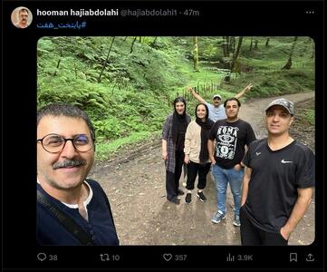  تاریخ وبگردی |جدیدترین تصویری از نقی معمولی و ارسطو در پشت صحنه سریال پایتخت✨