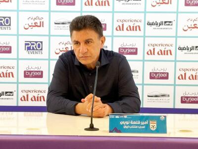  قلعه نویی: اگر خوش‌شانس بودیم قبل از پنالتی برنده می‌شدیم/ آنتونیو گالیاردی لیگ برتر را رصد می‌کند