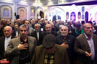  همایش پیرغلامان اهل بیت(ع) در حرم مطهر رضوی + عکس