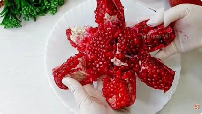  روشی سریع برای دون کردن انار / بهترین روش نگهداری انار به مدت یک سال