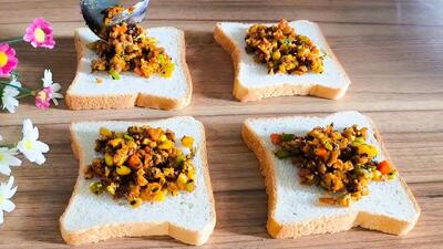  طرز تهیه ساندویچ بوقلمون و سبزیجات مناسب برای مهمانی ها !