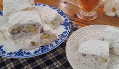  طرز تهیه نوقا بسیار ساده و خوشمزه با نکات مهم / رقیب گز مخصوص چای و دورهمی